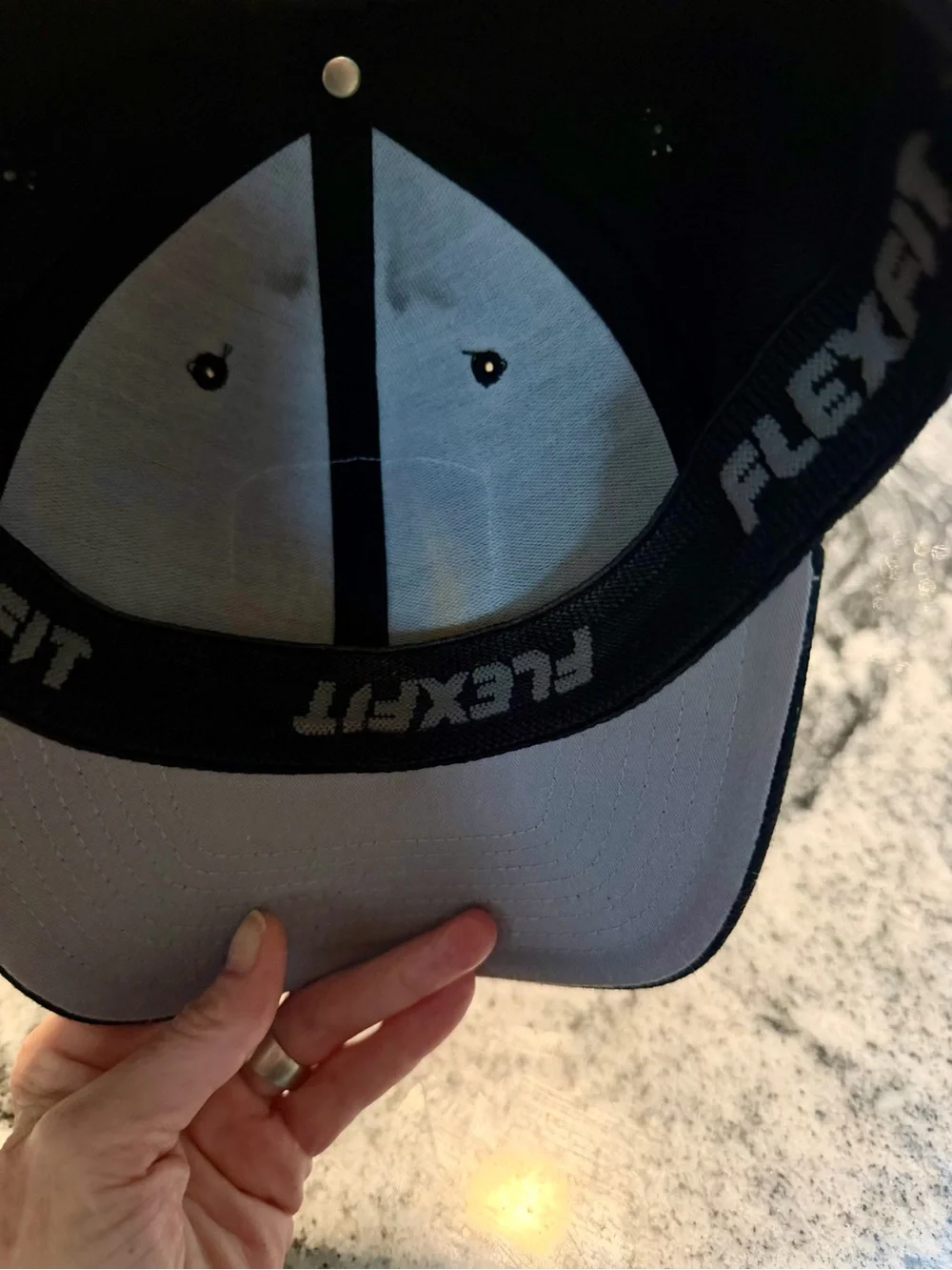 Black Cap with 'Working Harder Than A Ugly Stripper' Patch